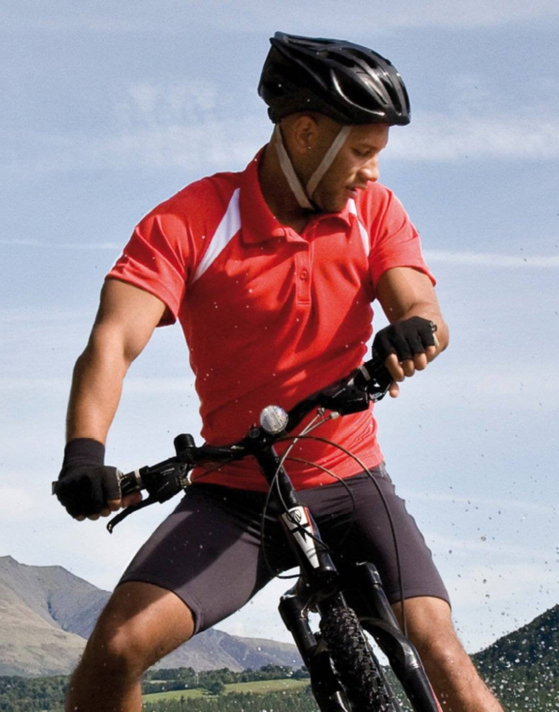 Spiro Team Spirit Polo | RED/WHITE